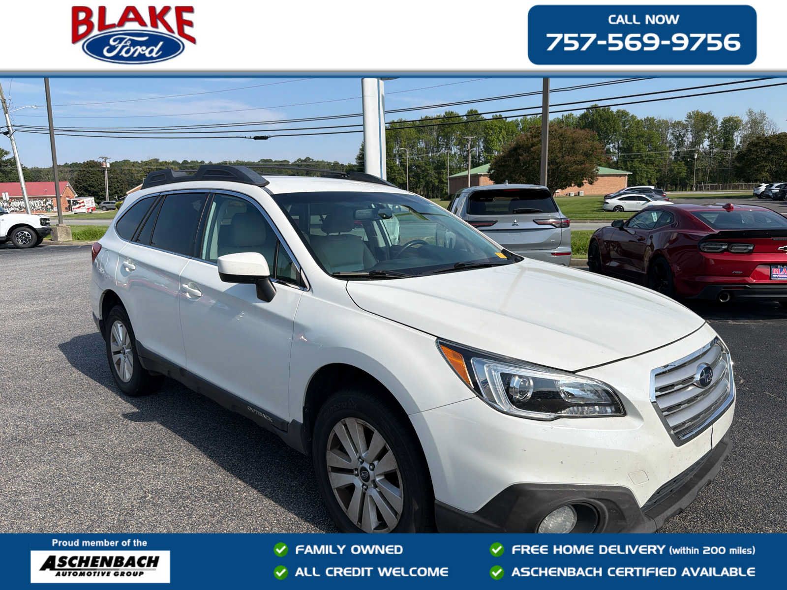 Used 2015 Subaru Outback 2.5i Premium AWD/4WD image 1
