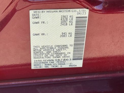 Certified 2023 Nissan Altima 2.5 SL image 31