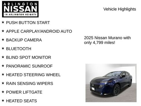 New 2025 Nissan Murano Platinum w/ Cargo Package image 8