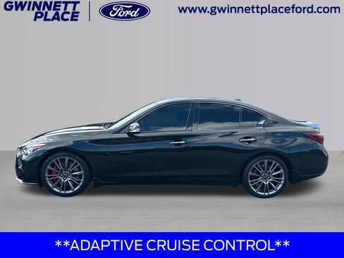 Used 2023 INFINITI Q50 Red Sport 400 w/ Carbon Fiber Package RWD image 8