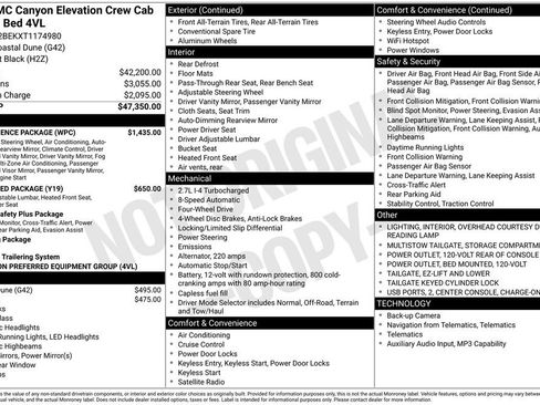 New 2026 GMC Canyon Elevation w/ Convenience Package AWD/4WD image 27