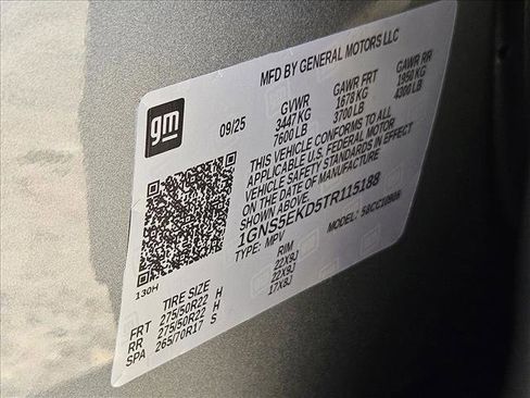 New 2026 Chevrolet Suburban RST w/ Comfort Package image 22