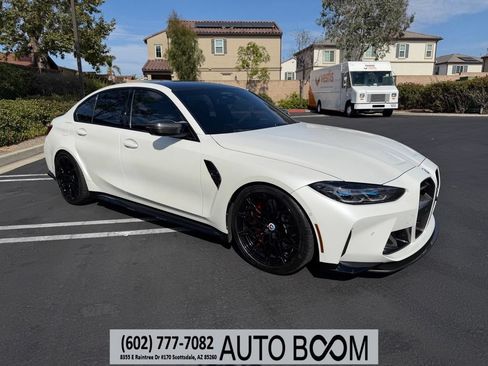 Used 2023 BMW M3 Competition w/ M Carbon Exterior Package AWD/4WD image 1