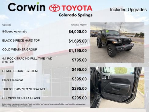 Used 2022 Jeep Wrangler Rubicon w/ Cold Weather Group AWD/4WD image 4