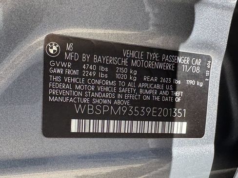 Used 2009 BMW M3 Sedan RWD image 31