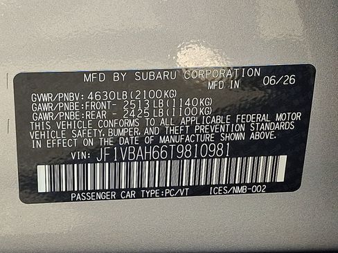New 2026 Subaru WRX AWD/4WD image 15