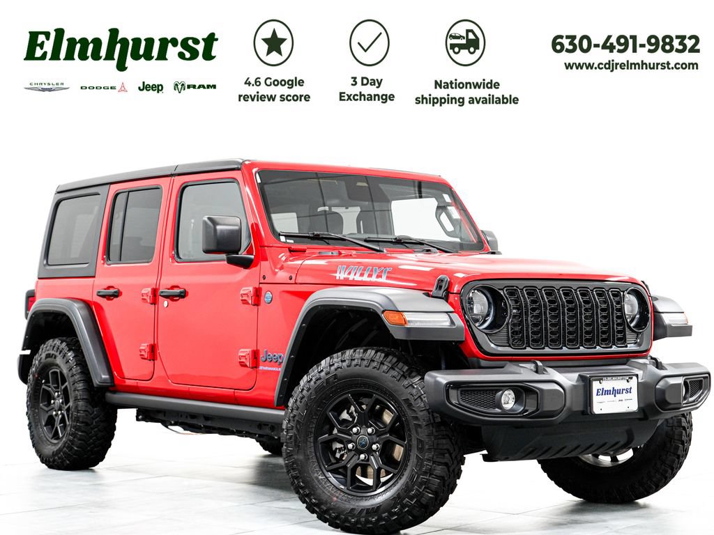 Certified 2025 Jeep Wrangler Unlimited Sport S 4xe AWD/4WD image 1