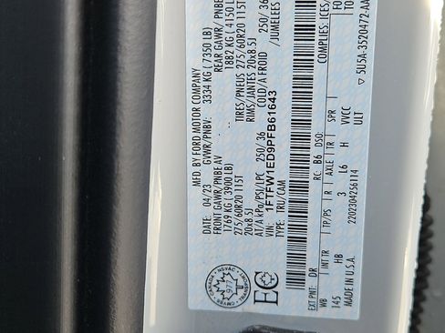 Used 2023 Ford F150 Lariat w/ Equipment Group 502A High image 37