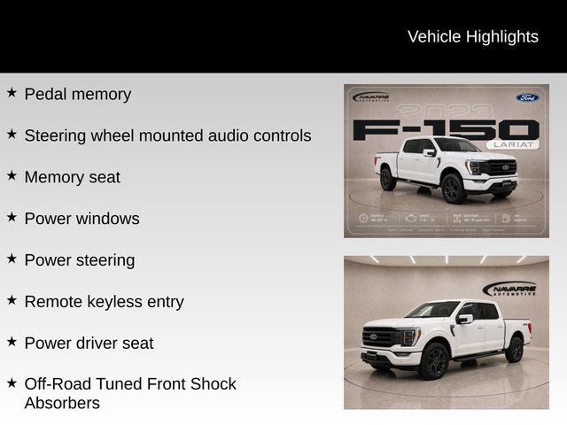 Used 2023 Ford F150 Lariat w/ Equipment Group 502A High AWD/4WD image 23