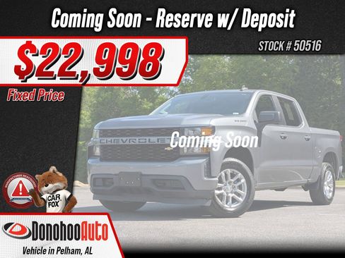 Used 2021 Chevrolet Silverado 1500 Custom image 1