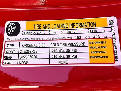 Certified 2021 Chevrolet Corvette Stingray Premium Cpe w/ Z51 Performance Package image 17