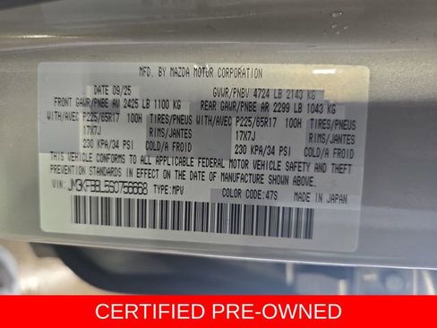 Certified 2025 MAZDA CX-5 AWD 2.5 S w/ Select Package image 35