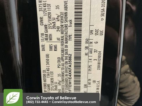 Used 2019 Ford F150 Lariat w/ Equipment Group 502A Luxury image 26