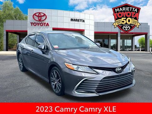 Certified 2023 Toyota Camry XLE w/ Navigation Package FWD image 1