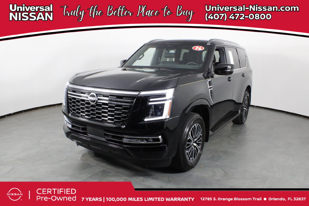 Certified 2026 Nissan Armada SL w/ Captain's Chari Seat Package RWD 360° Tour