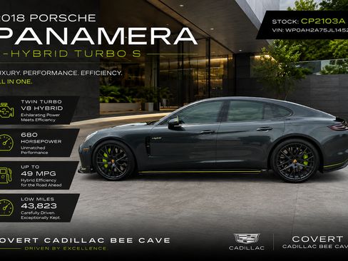 Used 2018 Porsche Panamera Turbo S AWD/4WD image 8