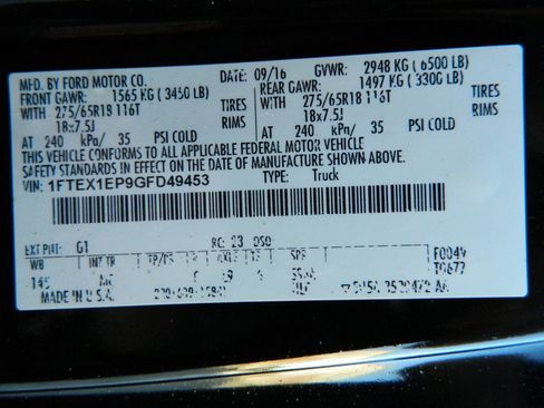 Used 2016 Ford F150 XLT w/ Equipment Group 301A Mid AWD/4WD image 21