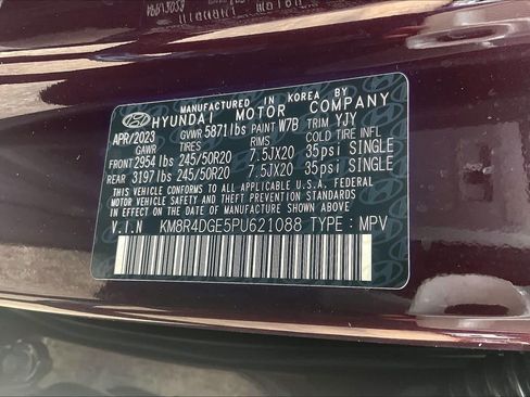 Certified 2023 Hyundai Palisade SEL w/ Premium Package AWD/4WD image 34
