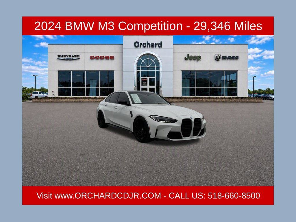 Used 2024 BMW M3 Competition w/ Executive Package RWD 360° Tour