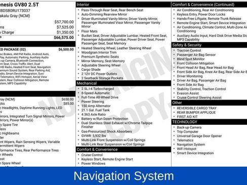 Used 2024 Genesis GV80 2.5T w/ Advanced Package image 3