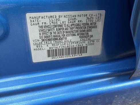 Used 2021 Nissan Versa SV FWD image 17