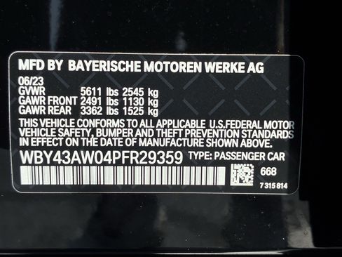 Used 2023 BMW i4 eDrive35 w/ Premium Package RWD image 33