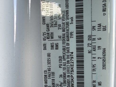 Used 2025 Ford F150 XLT w/ Equipment Group 301A Standard RWD image 5