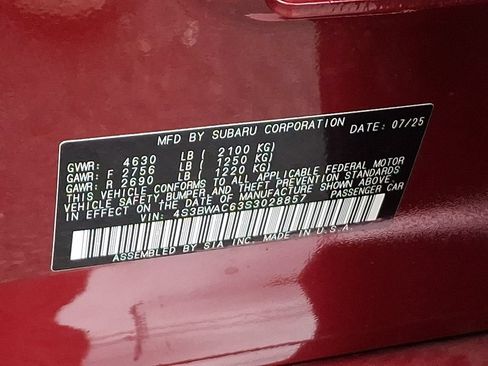 Used 2025 Subaru Legacy Premium AWD/4WD image 27