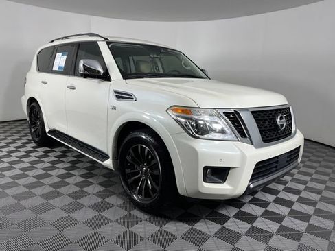 Used 2020 Nissan Armada Platinum w/ Captain's Chairs Package AWD/4WD image 3