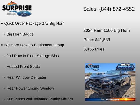 Used 2024 RAM 1500 Big Horn AWD/4WD image 6