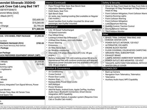 Used 2026 Chevrolet Silverado 3500 W/T AWD/4WD image 2