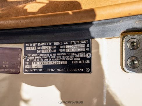 Used 1988 Mercedes-Benz 560 SL image 52