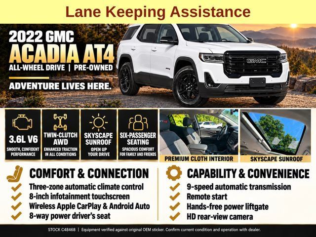 Certified 2022 GMC Acadia AT4 AWD/4WD image 8
