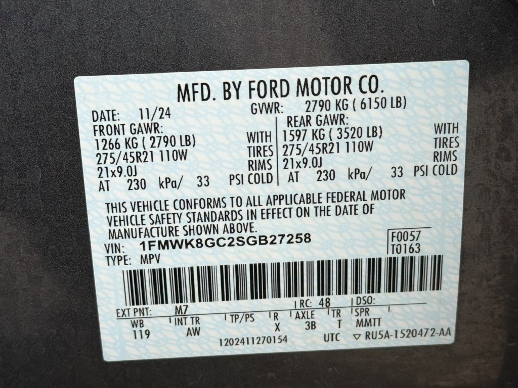 Certified 2025 Ford Explorer ST w/ Sun And Sound Package AWD/4WD image 36