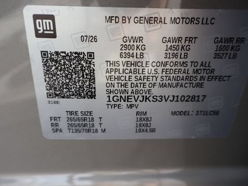 New 2027 Chevrolet Traverse Z71 w/ Enhanced Driving Package AWD/4WD image 34