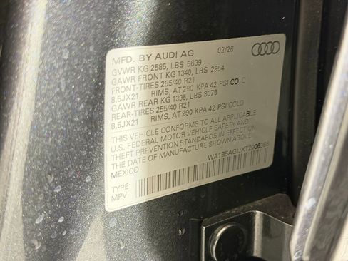 New 2026 Audi SQ5 Premium Plus image 20