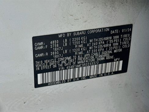 Used 2024 Subaru Outback Limited AWD/4WD image 12