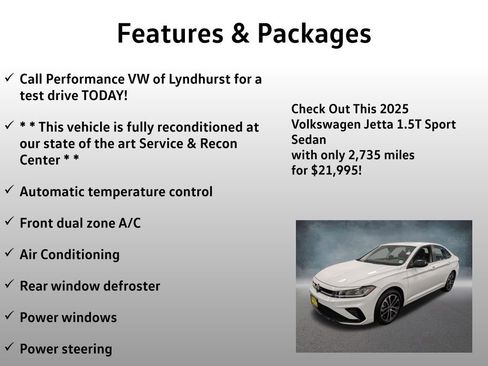 Used 2025 Volkswagen Jetta Sport FWD image 4