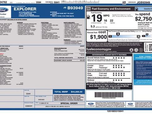 Used 2018 Ford Explorer XLT w/ Equipment Group 202A image 31