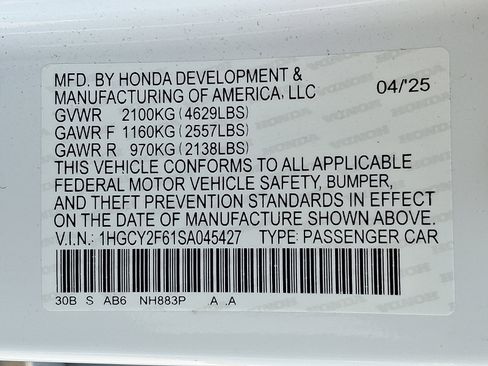Certified 2025 Honda Accord EX-L image 4