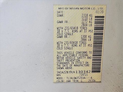 Used 2020 Nissan Murano SV image 21