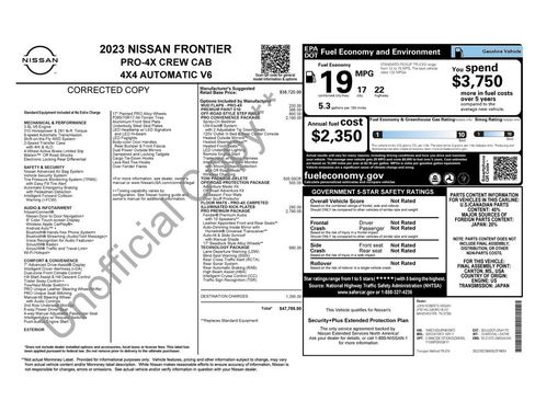 Used 2023 Nissan Frontier PRO-4X w/ Pro-4X Premium Package image 12