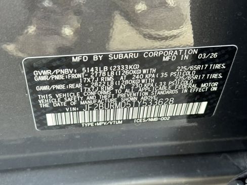 New 2026 Subaru Outback Wilderness AWD/4WD image 33
