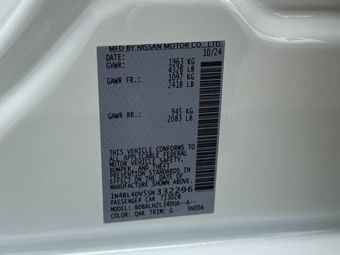 Used 2025 Nissan Altima 2.5 SV FWD image 25