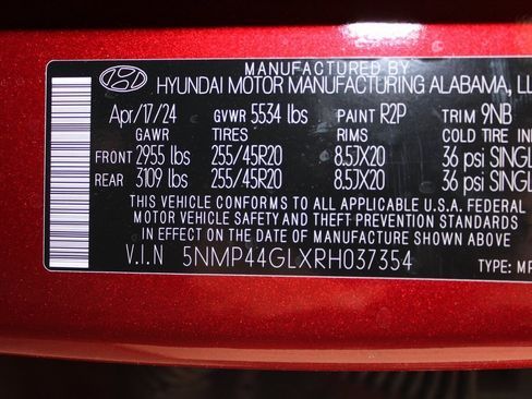 Used 2024 Hyundai Santa Fe Limited image 25