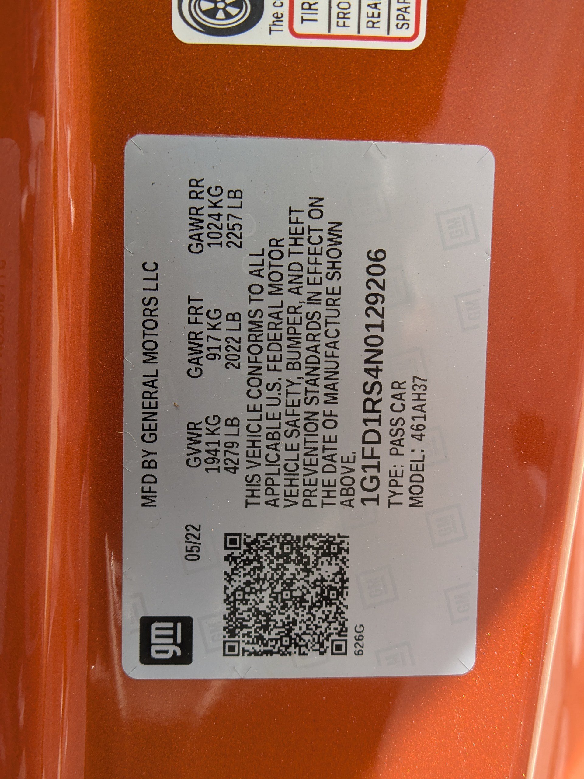 Certified 2022 Chevrolet Camaro LT w/ RS Package RWD image 17