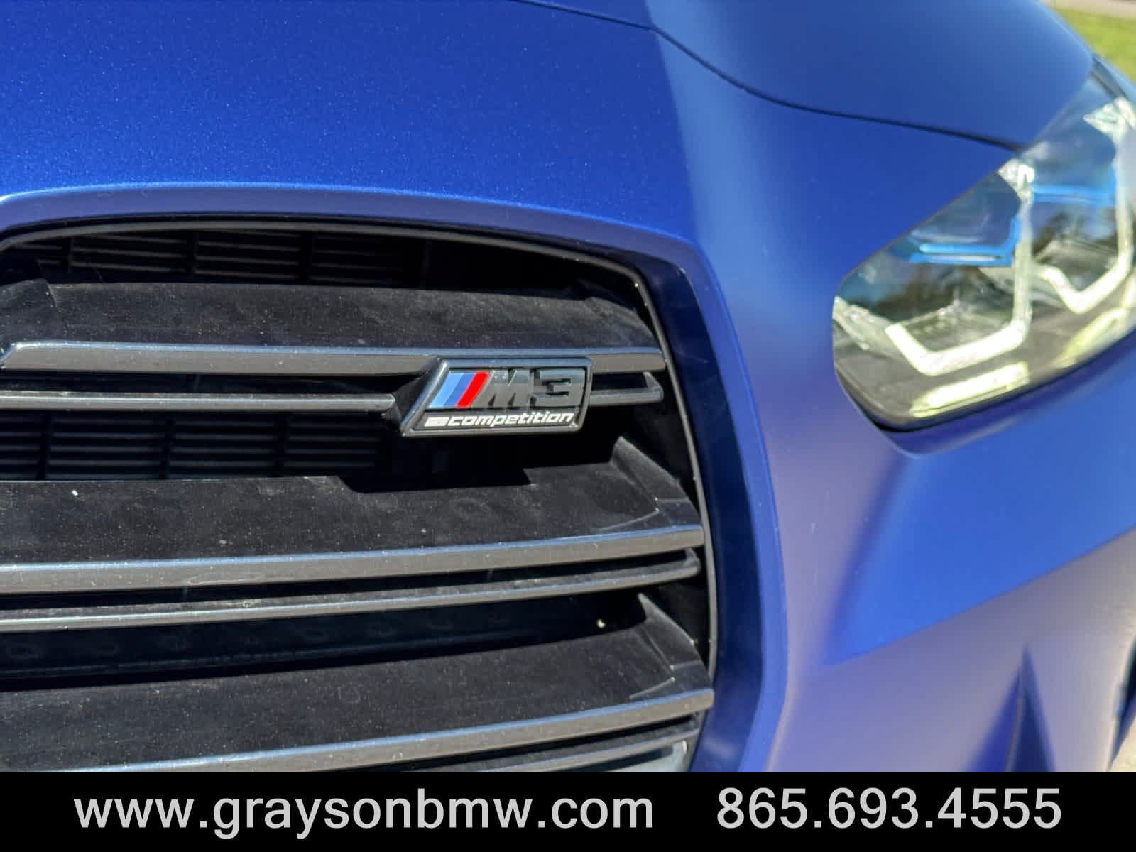 Used 2024 BMW M3 Competition w/ M Carbon Exterior Package RWD image 11
