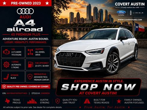 Used 2023 Audi A4 2.0T allroad Premium Plus AWD/4WD image 1