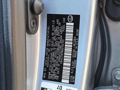 Used 2022 Lexus ES 350 w/ Accessory Package FWD image 26