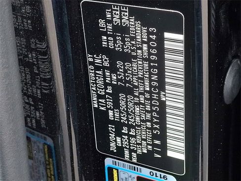 Used 2022 Kia Telluride SX w/ Nightfall Edition Package image 30